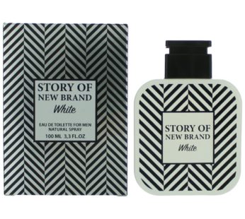 Story Of New Brand White by New Brand for Men – 3.3 oz EDT